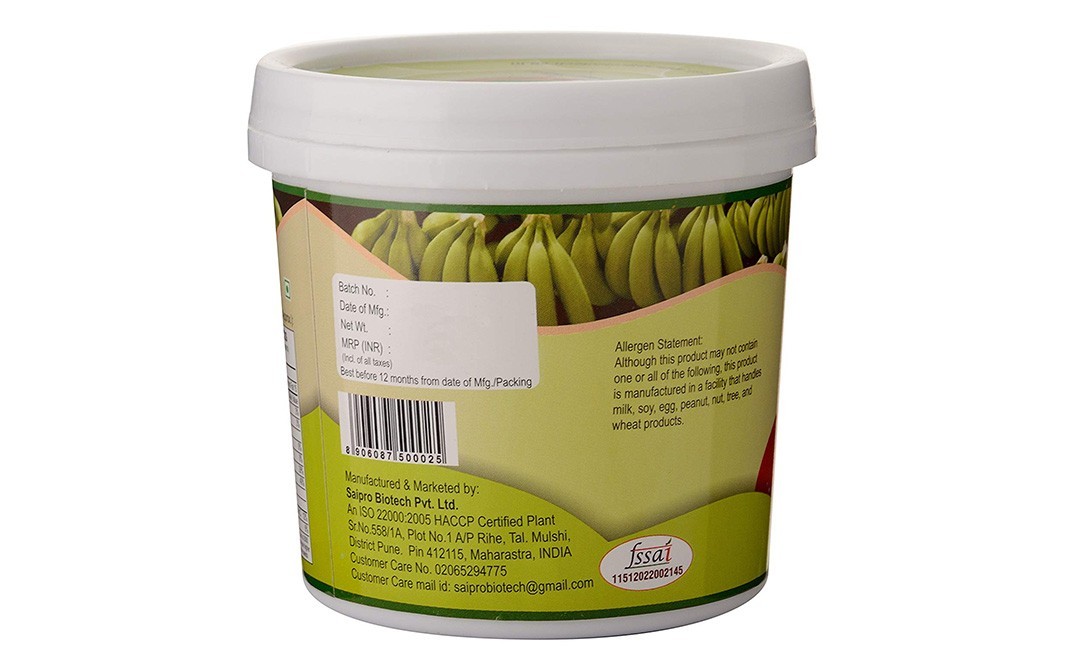 Saipro Raw Banana Powder    Tub  400 grams